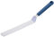 Fackelmann Tavolozza angolare Essential in acciaio inox, perfetta per lisciare e decorare, lavabile in lavastoviglie, manico blu scuro