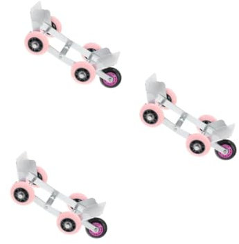 Cabilock 3 Pièces Dolly de Professionnel pour Déplacer Véhicules Chariot à roulettes Robuste Roues pour Surfaces Planes pour Urgences Les Déplacements Pratiques Couleur