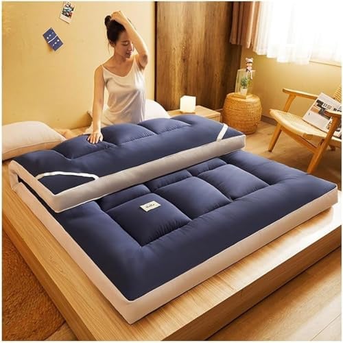 Futon-Matratze, Japanischer Boden-Futon-Tatami-Stil, Faltbar, Dicke Matratzenauflage, Weiches Schlafkissen Für Zuhause, Gästebett, Schlafsaal, Camping, Reisen