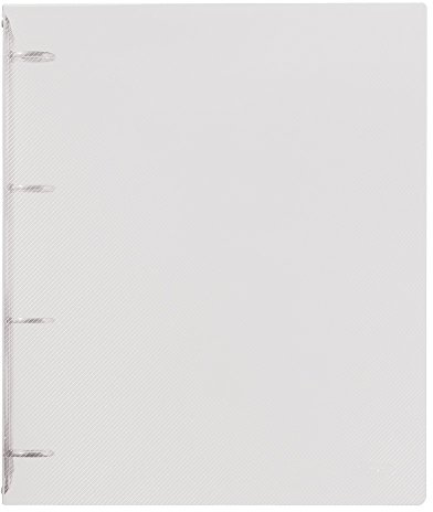 Herlitz 10722643 Ringbuch A4 PP, 4-Bügel, 3 cm Rücken, 19 m Füllhöhe, transluzent farblos