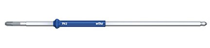 Wiha Wechselklinge Phillips für Drehmoment-Schraubendreher mit Längsgriff (26058) PH1 x 175 mm, 3,8 Nm