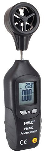 Pyle-Meters PMA82 Anemometer - Black