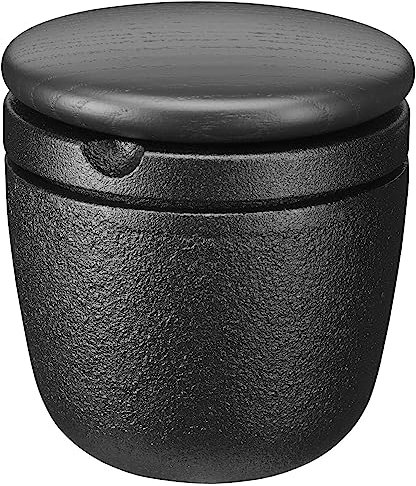 SKEPPSHULT Kräutermühle, Holz, black, small