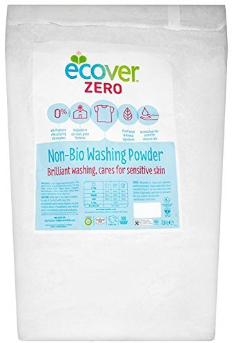 (2 Pack) - Ecover Zero - ZERO (Non Bio) Washing Powder | 7500g | 2 PACK BUNDLE