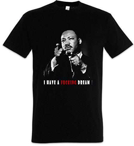 Urban Backwoods I Have A Fucking Dream Herren T-Shirt Schwarz Größe 3XL