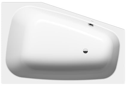Kaldewei Badewanne Plaza Duo Links Modell 192 180 x 120 x 42 cm, alpinweiß mit Perl-Effekt