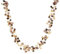 Valero Pearls Damen Kette mit Süßwasser-Zuchtperle braun hellbraun champagner toffee