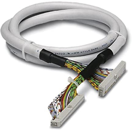 PHOENIX CONTACT FLK 50/EZ-DR/1000/KONFEK Konfektioniertes Rundkabel, Anschluss 1 IDC/FLK-Buchsenleiste (1x 50-polig), Anschluss 2 IDC/FLK-Buchsenleiste (1x 50-polig), Kabellänge 10 m