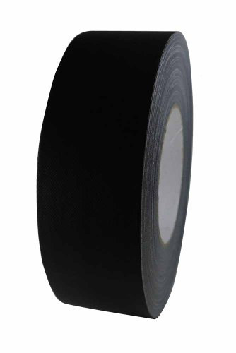 Premium Tape STAGE-80 schwarz matt Ultra Strong Profi Gewebeband Gaffa Gaffer Tape Duct Klebeband Panzertape Panzerband Gewebeklebeband Steinband