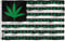 Anley Fly Breeze 3x5 Fuß Marijuana Leaf USA Polyester Flagge - Lebendige Farbe und UV-beständig - Canvas Header und doppelt genäht - US Marijuana Leaves Flags with Brass Grommets 3x5 Ft
