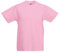 Fruit of the Loom T-shirt pour garçon, Garçon, rose clair, 140 cm