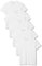 Lower East LE156 Camiseta, Blanco (Paquete de 5), M (Pack de 5) para Hombre