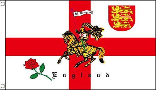 Flagtex St George Charger Small Flag 3ft x 2ft (90cm x 60cm)