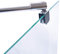 Schulte Stabilisator für 5-8 mm Glas, 122 cm kürzbar und winkelbar, Chromoptik, Haltestange für Glas/Wand Stabilisation, Wandhalterung für Duschwand