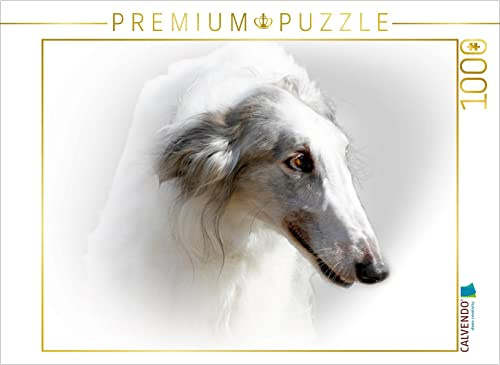 CALVENDO Puzzle Barsoi (Russischer Windhund) | 1000 Teile Lege-Größe 64 x 48 cm Foto-Puzzle für glückliche Stunden