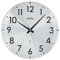 AMS Unisex Wanduhren Analog Funk Mineralglas Silber 5973 by AMS