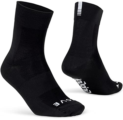 GripGrab Lightweight SL Performance Fahrrad Socken Sommer 1er und 3er Pack Eyecatching 2 Längen Fahrradsocken Kurz Lang