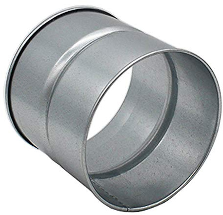 Galvanised Female Sleeve Connector - 250mm | Galvanised metal construction, Male components of the 'safe seal' range will slip inside