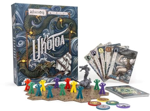 DP - Kritische Rolle: Uk'otoa – Taktisches Abenteuer-Brettspiel, Halbkooperativ, Kampf und Schema auf hoher See, 52 mm Miniatur, Ab 12 Jahren, 3–5 Spieler