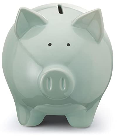 Mousehouse Gifts - Tirelire en Forme de Cochon - Bleu - L