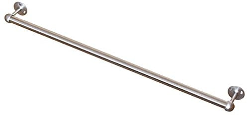 Handtuchregal Handtuchhalter Handtuchhalter -20cm-120cm, SUS 304. Edelstahl Runde Handtuchstange, Silber Finish Tuchstange Wandmontierter Handtuchhalter für Badezimmer oder Küche, Schrauben Montage