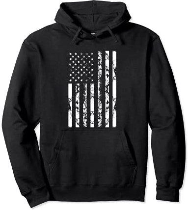 USA Flagge stolz Patriot Amerika Pullover Hoodie