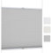 iomangio® Klemm Plissee ohne Bohren Faltrollo mit Klemmträger 110cm x 130cm Grau Klemmrollo Blickdicht Sonnenschutz Jalousie für Fenster Fertigplissee Rollo