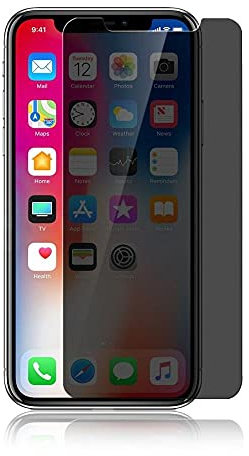 3 piezas protector de pantalla de cristal templado anti-espía de privacidad, para iPhone 11 Pro Max XS XR-Para iPhone X