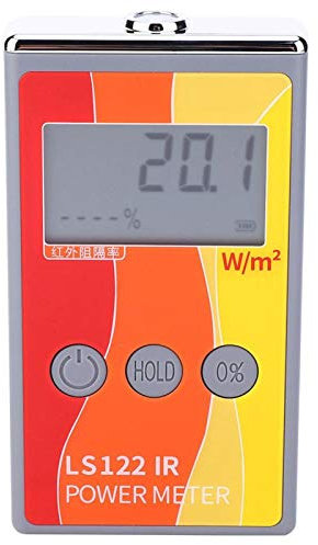 BOROCO Tragbarer IR-Leistungsmesser, LS122 Infrarotlichtquelle Luminanz IR-Unterdrückungsdetektor 0-40000 W/? Einfache Bedienung für mit LCD-Bildschirm