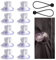 Fixiersystem, Fixing System no Drilling for Awnings, Wohnmobil ZubehöR, Kampa Saugnapf, Camping Accessories Pack of 10 with 2 Rubber Ropes (10)