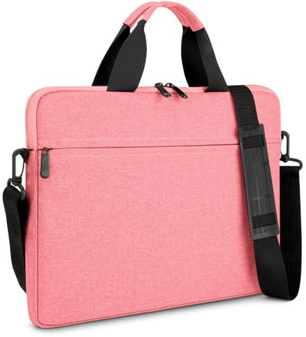 MiacYoung Funda para Ordenadores Portátiles 14-15 Pulgadas Bolso para MacBook Acer ASUS HP Surface Dell Chromebook, Rosa