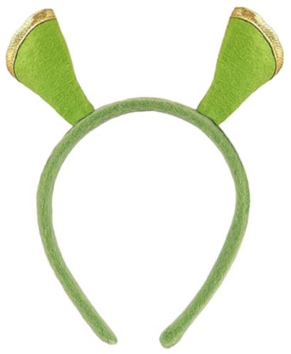 NuJake Green Ogre Kostüm Stirnband Shrek & Fiona Fasching