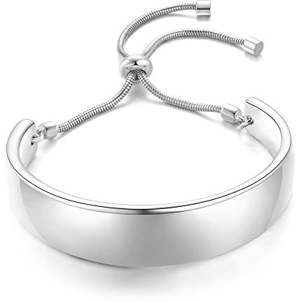 LILIE&WHITE Armband Eleganter Verstellbarer Damen-Armband aus Edelstahl – Zeitloses Design mit Schiebemechanismus – Hochwertiger Schmuck für Alltag und Anlässe