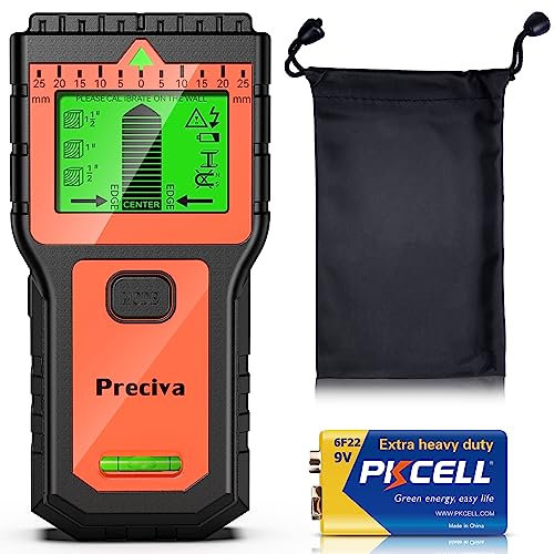 Stud Finder Wall Scanner, 8 in 1 Scanning, LCD display, Mark Pointing, Sound Warning, For Detecting Metal, Screws, Studs, Wires