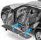 uProtect Auto Einstiegsleisten Schutz für BMW 1er 3 (III) F40 I 2019-2024 - Schutzfolie Autotür Zubehör Zierleisten Lackschutzfolie Carbon Schwarz