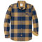 Dubinik® Mens Flannel Shirts Long Sleeve Flannel Shirt for Men Casual Button Down Brushed 100% Cotton Shirt