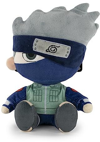 Famosa Softies - Kakashi Hatake Charakter Manga und Anime Naruto 27 cm Plüschtier mit super weicher und kuscheliger Textur, berühmt (760022203)