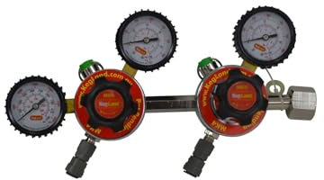 Druckregler MK4 mit 2 Reglern für CO2 Flaschen Druckminderer