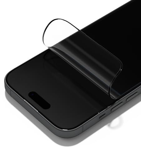 RhinoShield Blaulichtfiler Impact Screen Protector kompatibel mit [iPhone 15] | Rundumschutz, hohe Stoßfestigkeit und resistent gegen Fingerabdrücke, mit Ausrichtungsrahmen