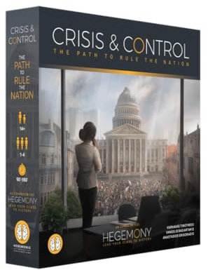 Hegemony Lead Your Class to Victory – Crisis & Control | Expansion | Unique Asymmetric Card Driven Game | Political Economic Board Game | Ages 14+ | 2-4 Players | English Version