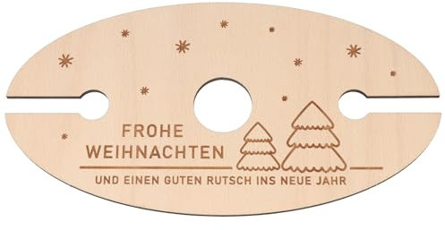 Spruchreif | Praktisches Geschenk für Weinliebhaber | Weinglashalter aus Holz | Holz Weinständer | Geschenkidee Holz | Geschenk zur Weihnachten