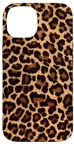 Hülle für iPhone 14 Niedliches, cooles Design mit Leopardenmuster, Vintage-Mädchen