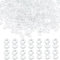 1500 Pcs Rubber Band S Clips Loom Band Clips Loom Bracelet Hooks Clear Plastic Band Clip Hooks Connectors Refills for DIY Necklace Accessory Rubber Connectors Refills for Loom Bracelets