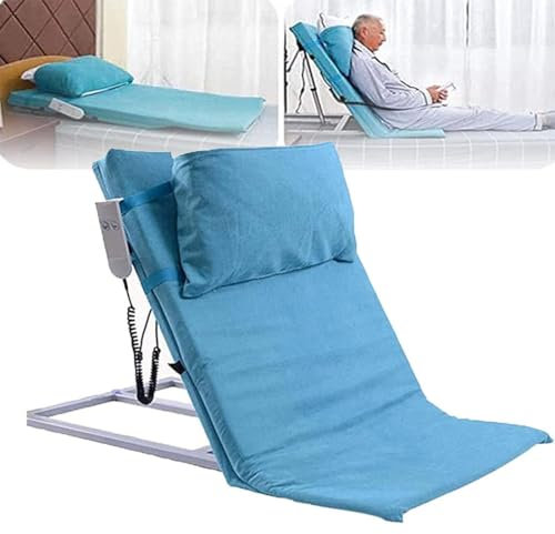 GJBMXSM Tragbarer Bücherkissen Lesekissen Für Senioren, Elektrische Bettrückenlehne,Verstellbare Rückenstütze Bett Zum Aufsitzen Im Bett, Patientenpflege-Bettstuhl