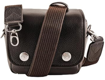 Oberwerth Charlie 2 - Funda para cámara, marrón oscuro, Bolso bandolera