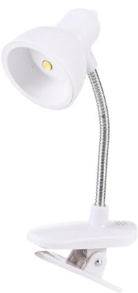 Générique Lampe De Bureau À Pince Orientable Pour Enfant Et Atelier, LED Lampe À Pince Pour Lit Enfant, Flexible À 360° Liseuse Lampe Clipsable, Lampe De Bureau Sans Fil Portable Pour Livre Au Lit