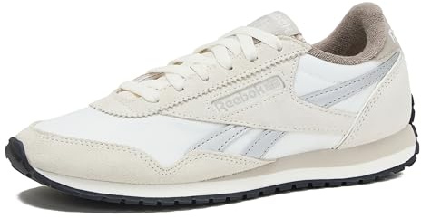 Reebok Women's Classic AZ Legacy Sneakers for Women, Casual Athletic Womens Shoes, Chalk/Chalk/Grey, Women's Size 9.5