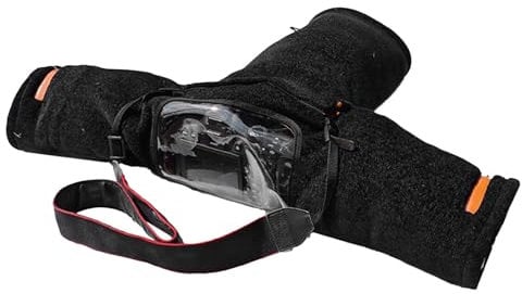 Kalte Abdeckung für Kamera – elektrischer Winterschutz für Kamera | warme Mantelabdeckung für Kamera-Objektiv, warme Abdeckung