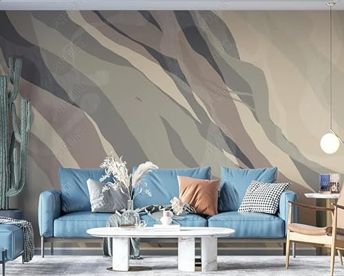 Papier Peint Intissé Géométrie Rétro Poster Tableaux Muraux Tapisserie Photo Trompe L'Oeil Salon Chambre Art Mural 150Cm(L) X105Cm(H)