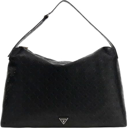 GUESS Reisetasche Schultertasche Wilder Oversized Hobo Bag Black schwarz